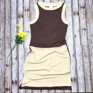 Vintage La Belle Color block 90's dress *